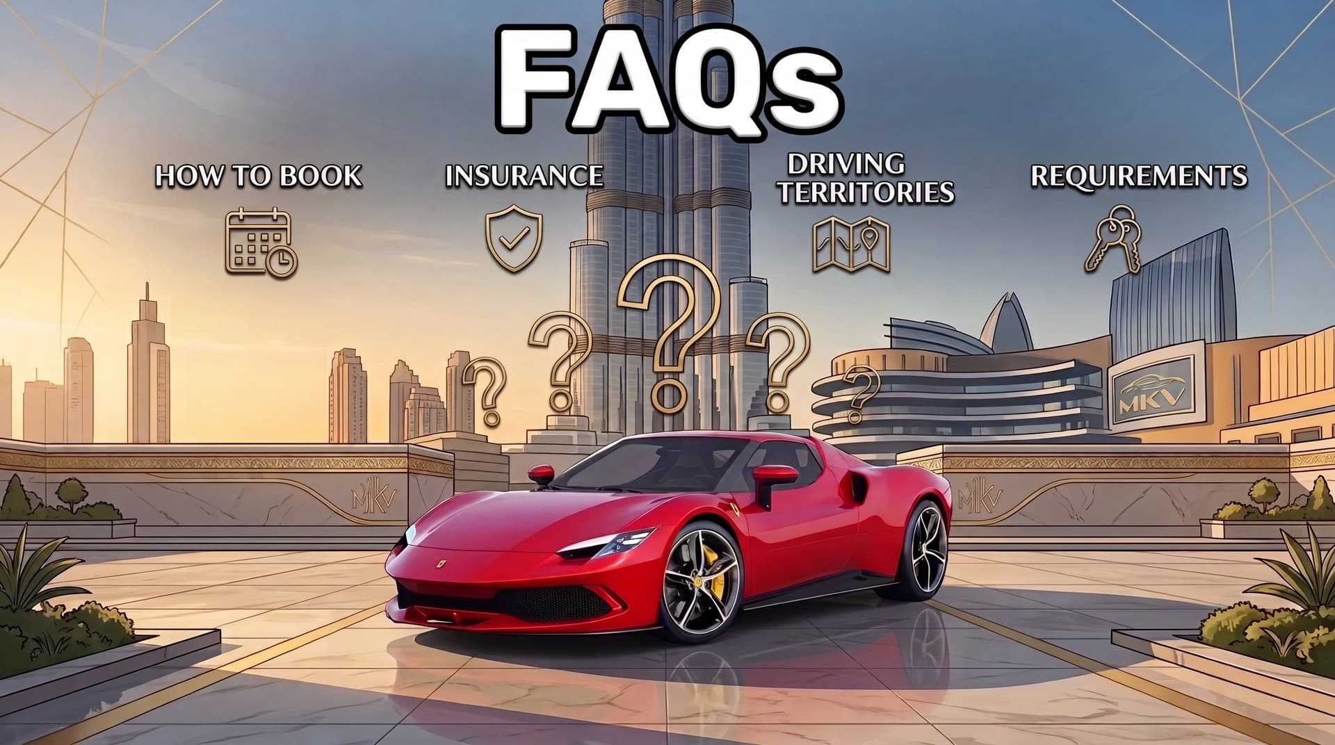 Renting a Supercar in Dubai Without a Deposit