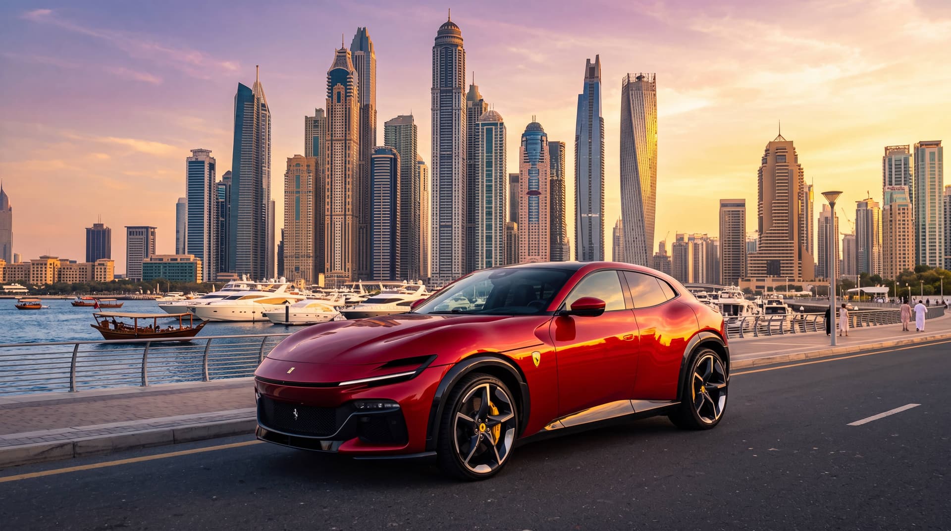 Rent a Super Car in Dubai Marina – Your Simple Guide